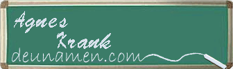 Agnes Krank Visitenkarte